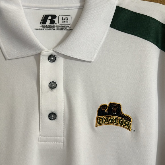 NWT Baylor Bears Men’s Russell Polo - Picture 2 of 4
